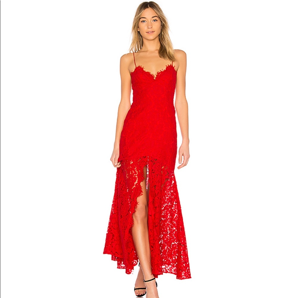 The Babe Dress in Cherry Red